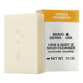 Bravo Sierra All-In-One Shampoo & Face Soap Bar – Citrus & Cedarwood | Coconut, Shea Butter & Oat Flour, 7 oz