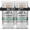 Bravo Sierra Aluminum-Free Deodorant for Men – Mountain Pine & Spice 2-Pack