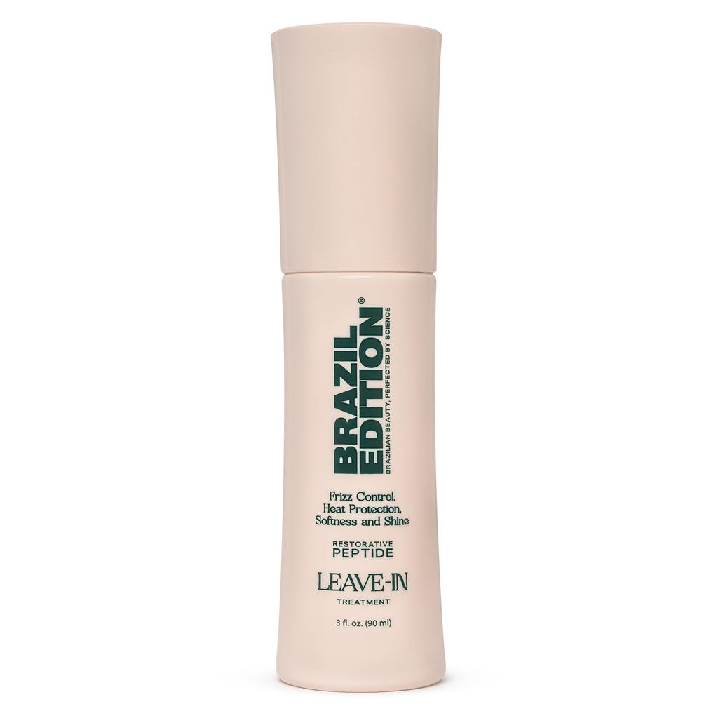 BRAZIL EDITION Restorative Peptide Leave-In – Frizz Control, Heat & UV Protection (3 fl oz)