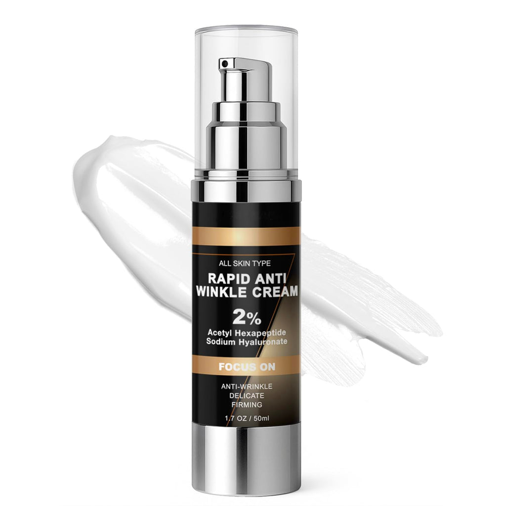 Breavo Wrinkle Cream for Men & Women – Anti-Aging Face Moisturizer with Hyaluronic Acid, Collagen & Shea Butter | 1.7 oz