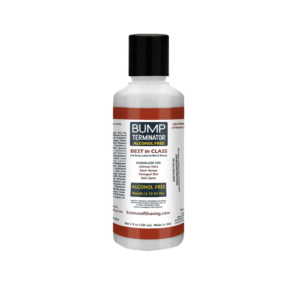 BREEJ Bump Terminator Alcohol-Free Lotion – Razor Bump Treatment for Men & Women (4 fl oz)