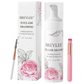 BREYLEE Eyelash Extension Cleanser | 200ml Foam Shampoo with Brush for Salon & Home Use