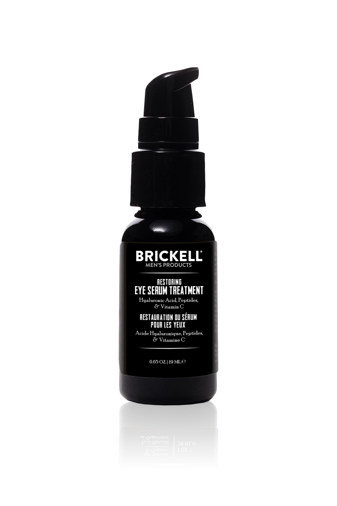 Brickell Men's Dark Circle Serum – Natural Under-Eye Treatment for Men (0.65 oz, Unscented)