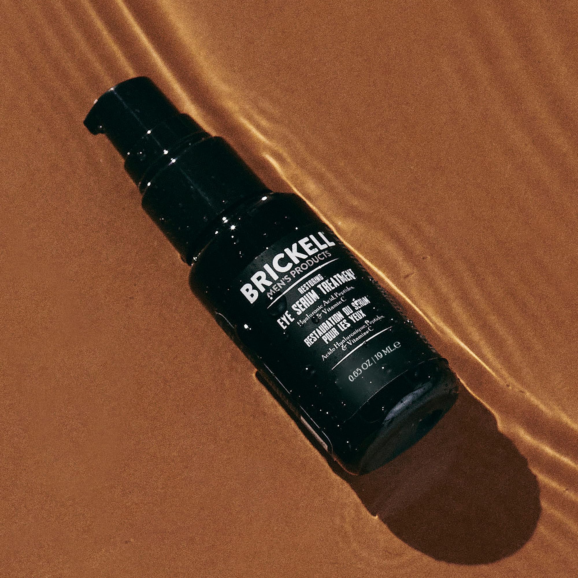 Brickell Men's Dark Circle Serum – Natural Under-Eye Treatment for Men (0.65 oz, Unscented)