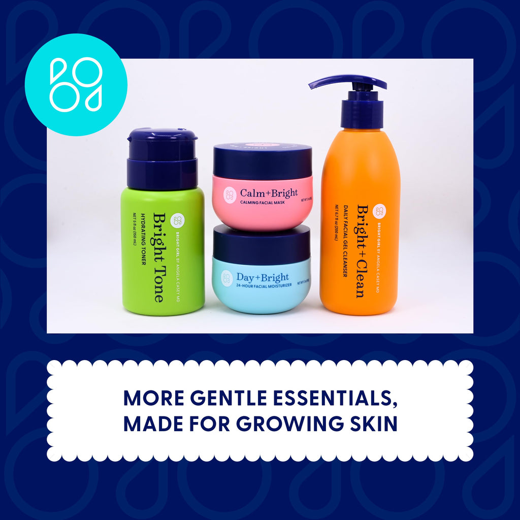 Day+Bright Facial Moisturizer for Teens | 50mL | Non-Greasy Hydration | Chamomile, Turmeric, Ashwagandha