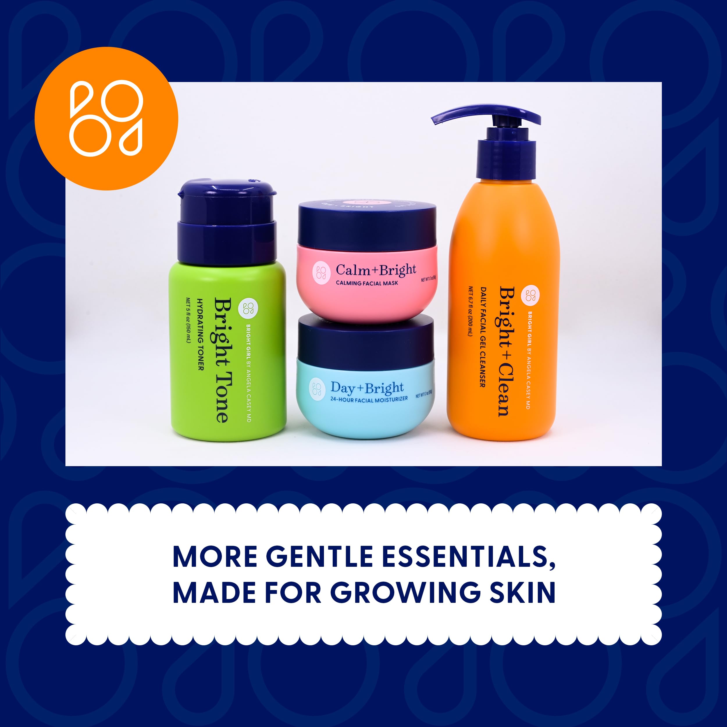 Bright Girl Gentle Bright+Clean Gel Cleanser by Dermatologist Angela Casey MD | Teen Skincare Must-Have