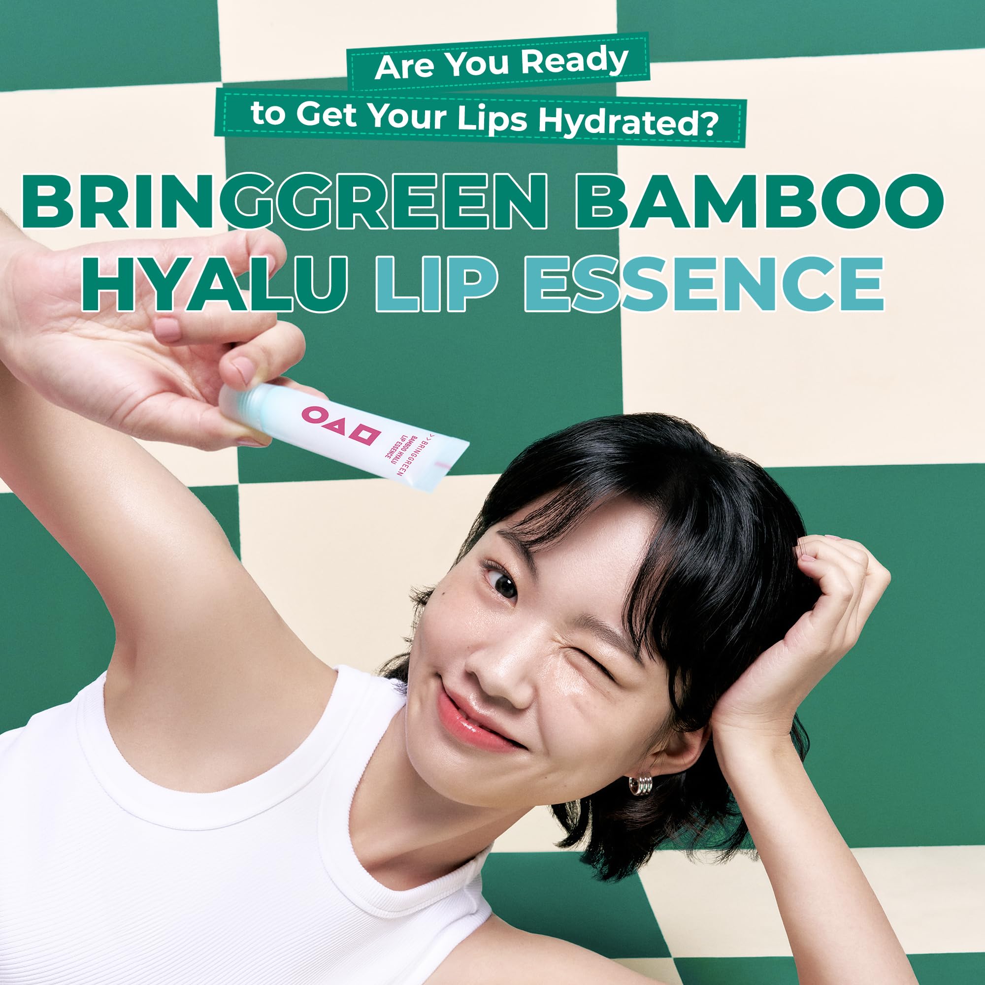 BRING GREEN X NETFLIX SQUID GAME Edition Bamboo Hyalu Lip Essence 11g x2