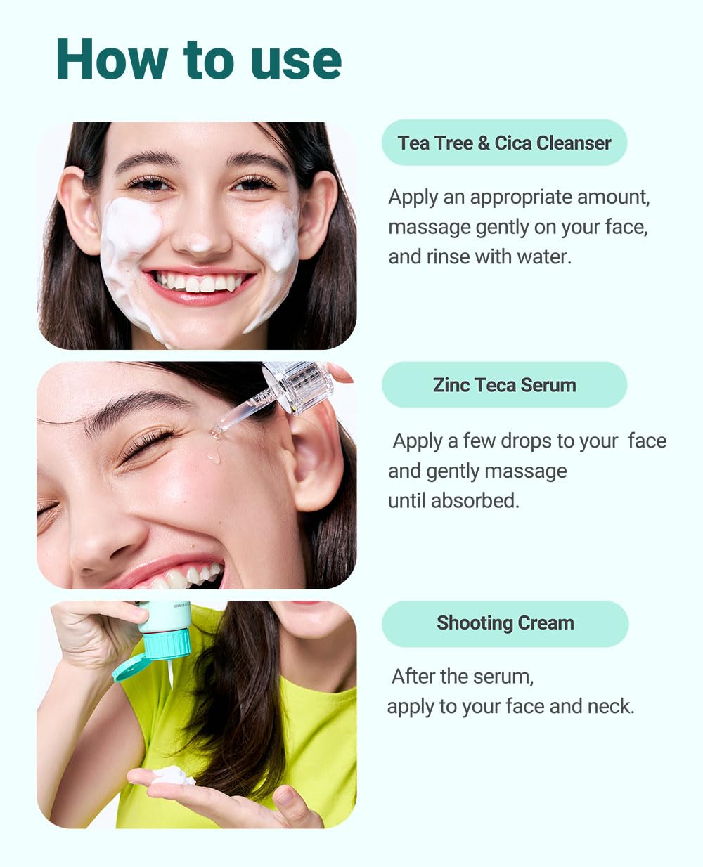 BRING GREEN Tea Tree Cica Trial Kit — Travel-Size Korean Skincare for Acne-Prone Skin