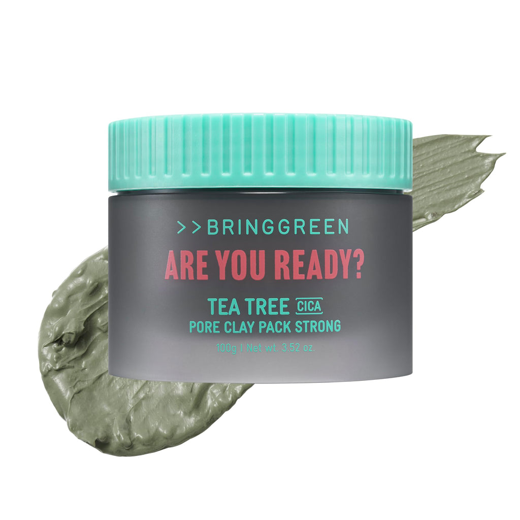 BRING GREEN Netflix Squid Game Edition Tea Tree Cica Pore Clay Pack 100g – Deep Cleansing & Cooling Mask