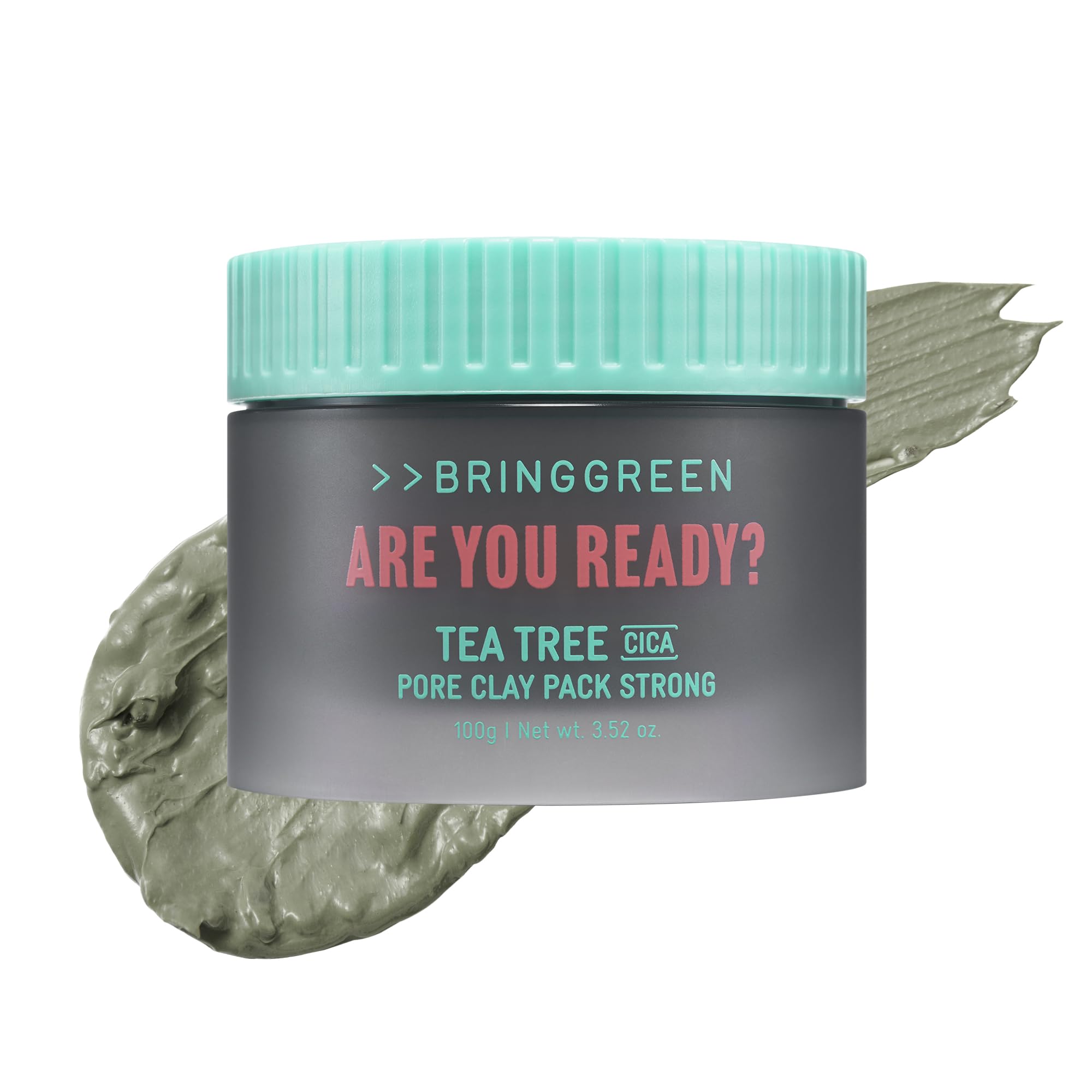BRING GREEN Netflix Squid Game Edition Tea Tree Cica Pore Clay Pack 100g – Deep Cleansing & Cooling Mask