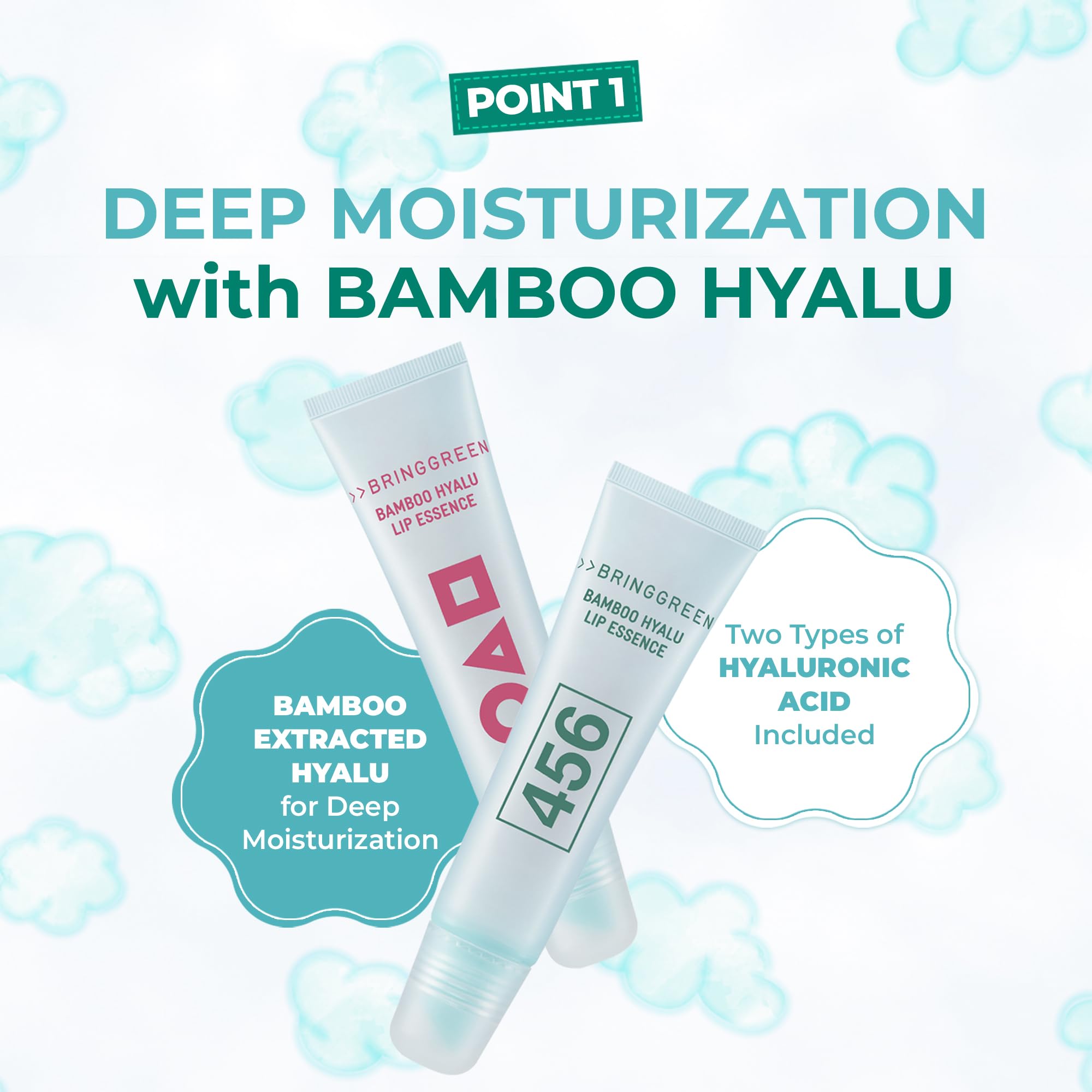 BRING GREEN X NETFLIX SQUID GAME Edition Bamboo Hyalu Lip Essence 11g x2