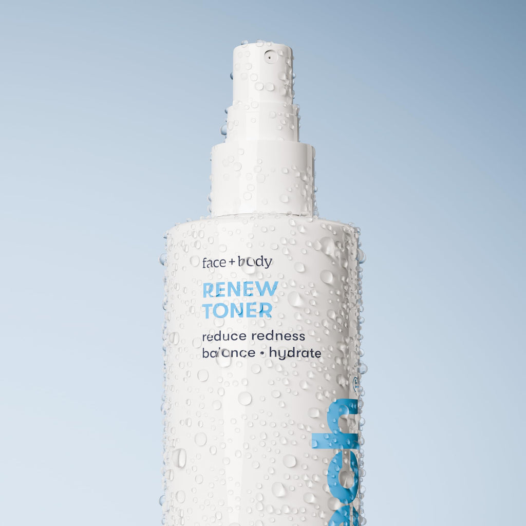 BRIOTECH Renew Toner: Hypochlorous Acid Facial Mist for Sensitive Skin – Calm Redness & Minimize Blemishes (2 x 2 oz)
