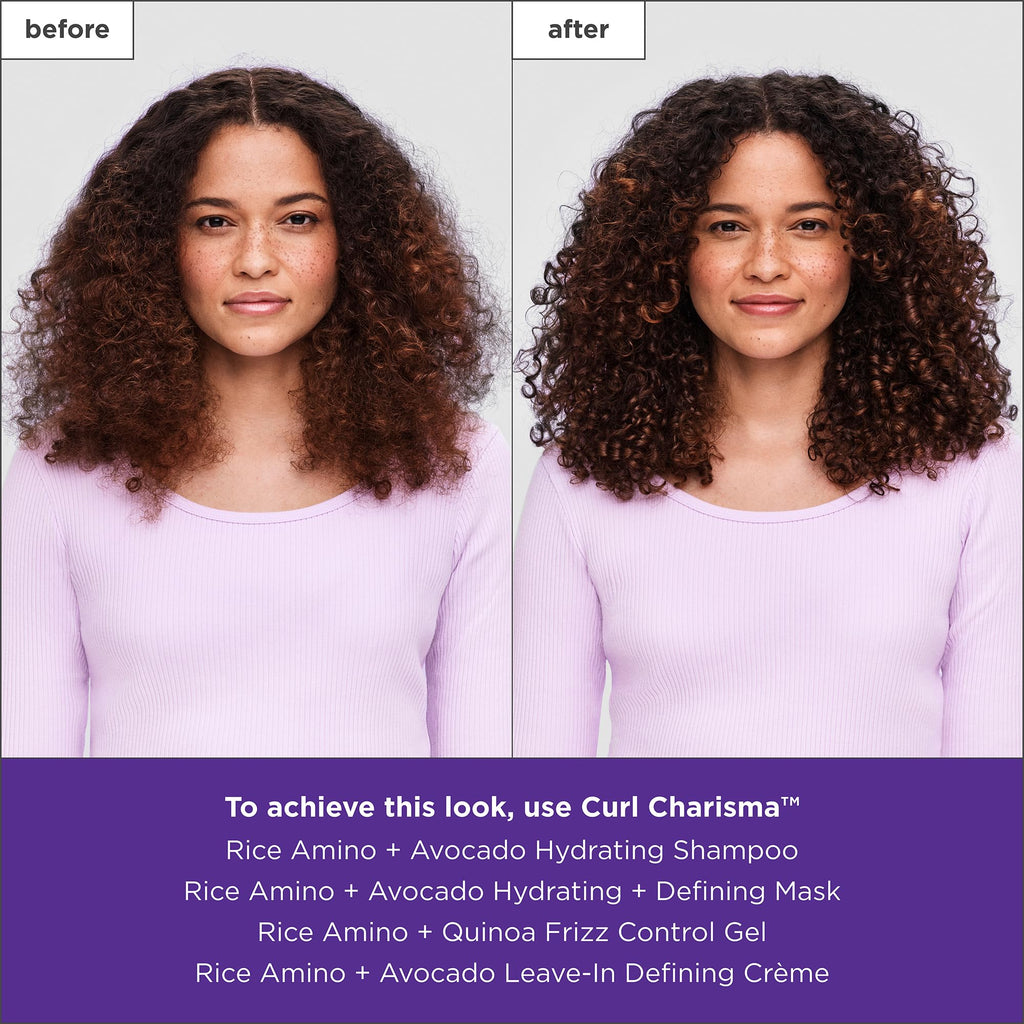 Briogeo Curl Charisma Rice Amino + Avocado Hydrating Conditioner – Define, Moisturize & Frizz Control (33.8 oz)