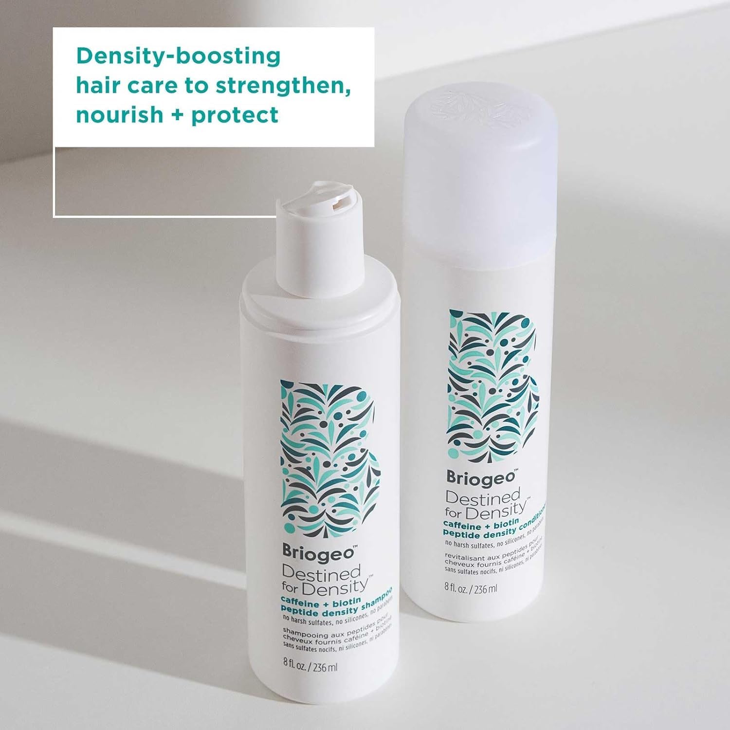 Briogeo Destined For Density Caffeine + Biotin Peptide Shampoo & Conditioner Set — Thickening, Vegan & Cruelty-Free