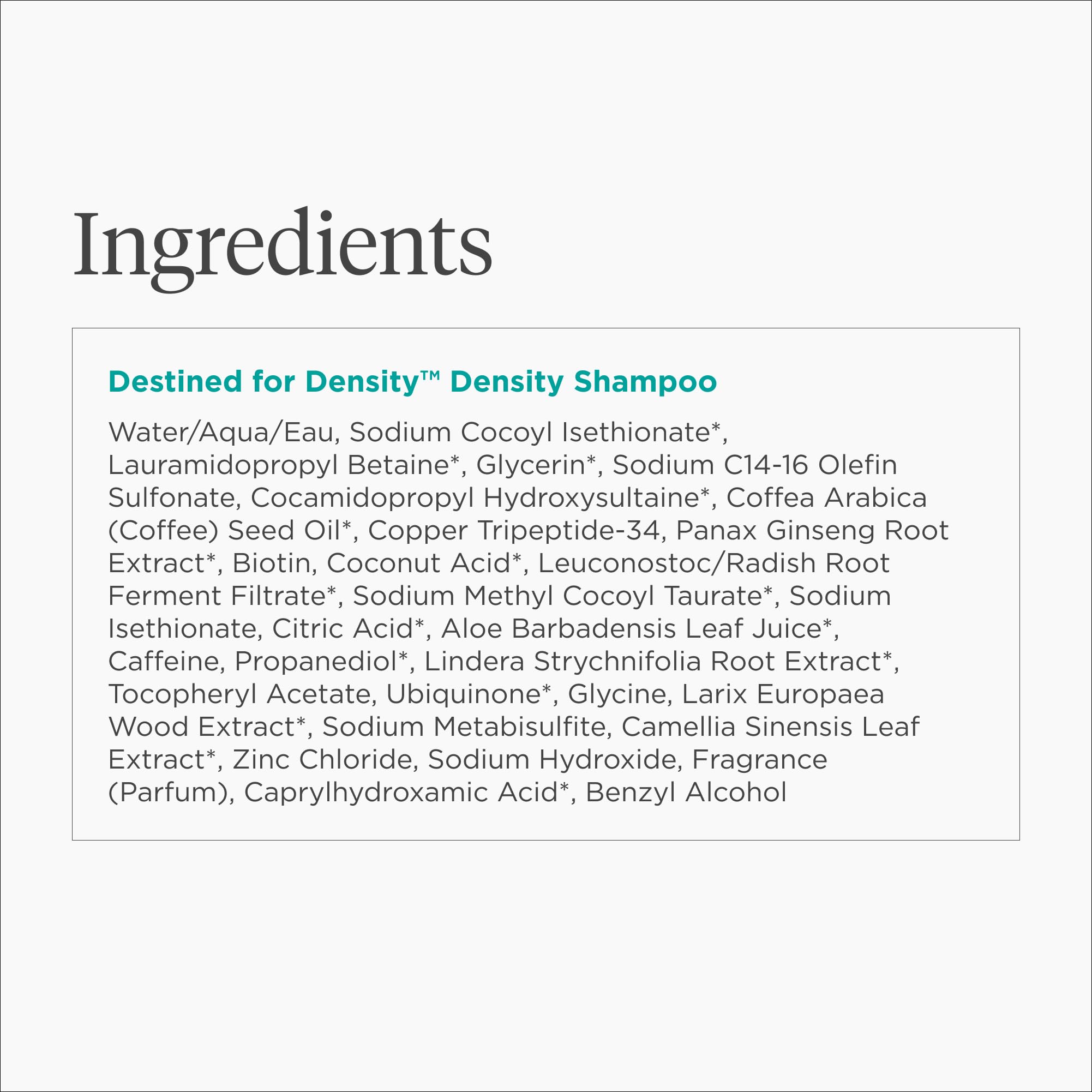 Briogeo Destined For Density Caffeine + Biotin Peptide Density Shampoo | Thickening Shampoo for Fine Hair