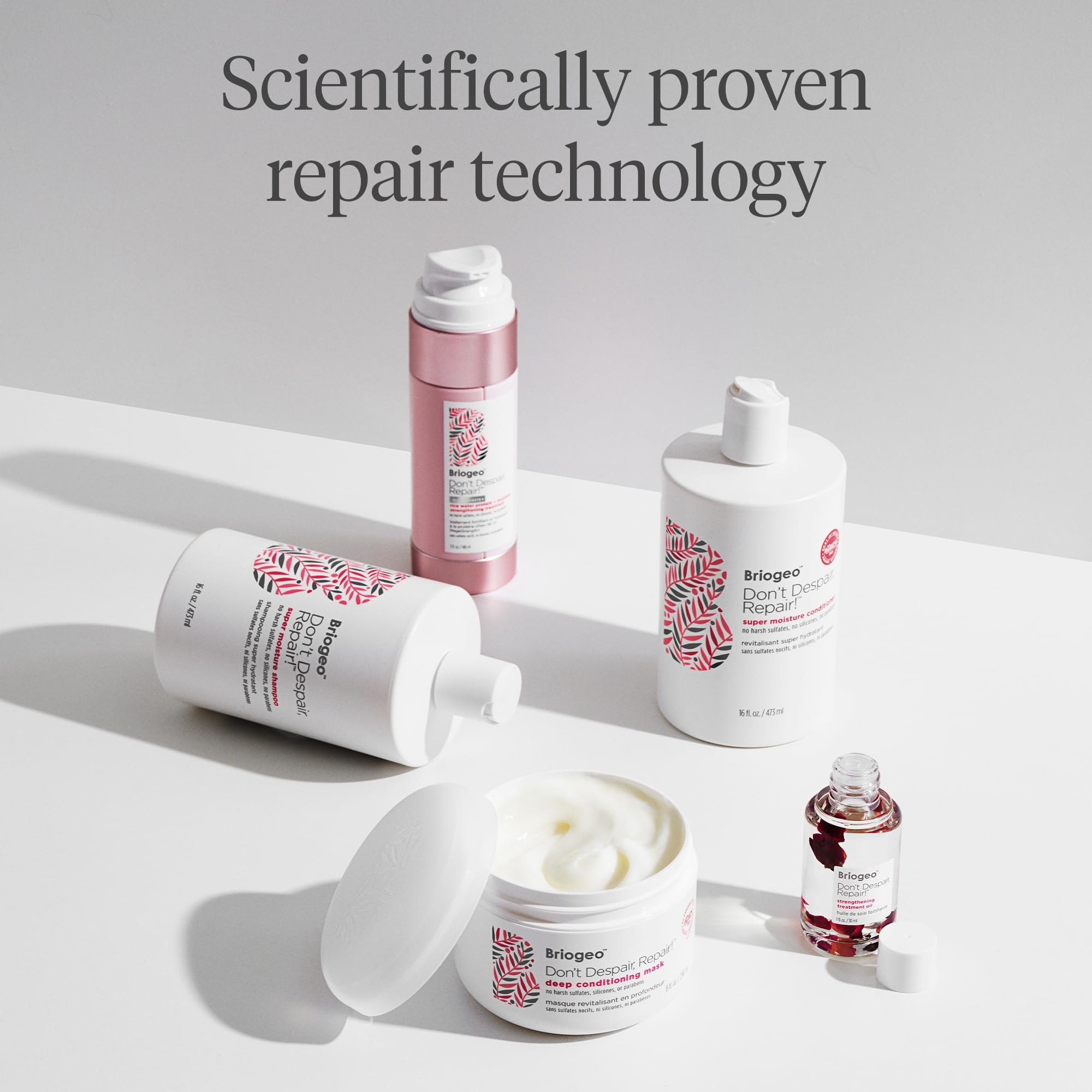 Briogeo Don't Despair, Repair! Super Moisture Conditioner — Argan Oil, 8 fl oz for Dry, Damaged Hair