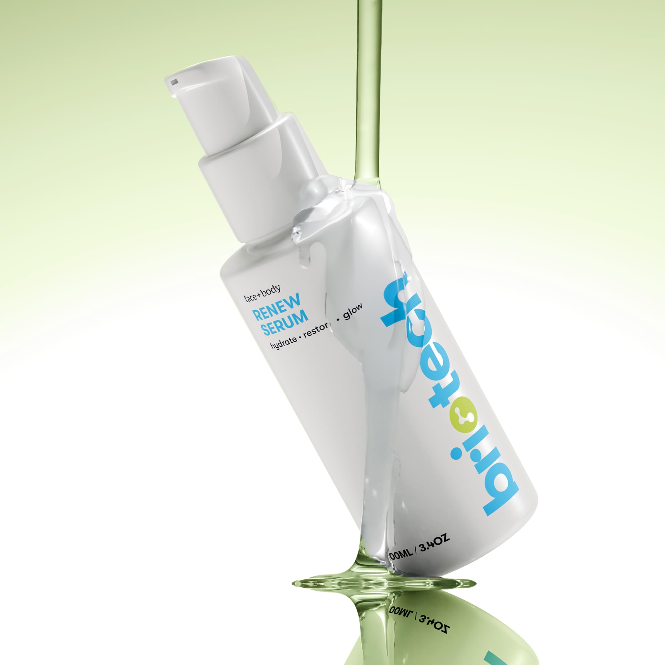 BRIOTECH Renew Serum – Hypochlorous Acid Mineral Gel for Firmer, Smoother Skin (3.4 fl oz)