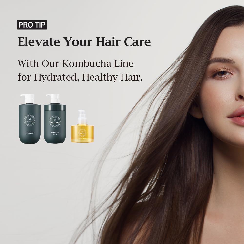 BRITISH M Annatto Hair Oil – Frizz-Free Shine, Deep Hydration, UV Protection