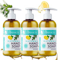Brittanie's Thyme Basics Natural Olive Oil Hand Soap, Lemon Sage – 12 oz (Pack of 3) – Cruelty Free & Vegan