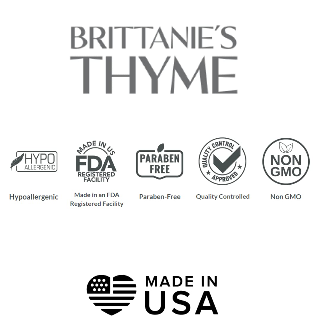 Brittanie's Thyme Pure Castile Liquid Soap Refill – Lavender, 32 oz 2-Pack | Gentle, Vegan, Non-GMO