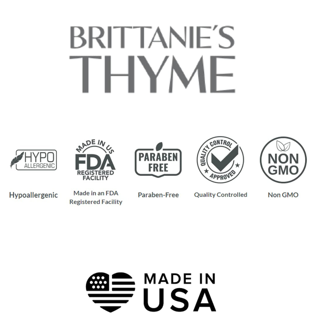 Brittanie's Thyme Pure Castile Liquid Soap Refill Citrus, 32oz x2 | Gentle Plant-Based, Vegan & Gluten-Free