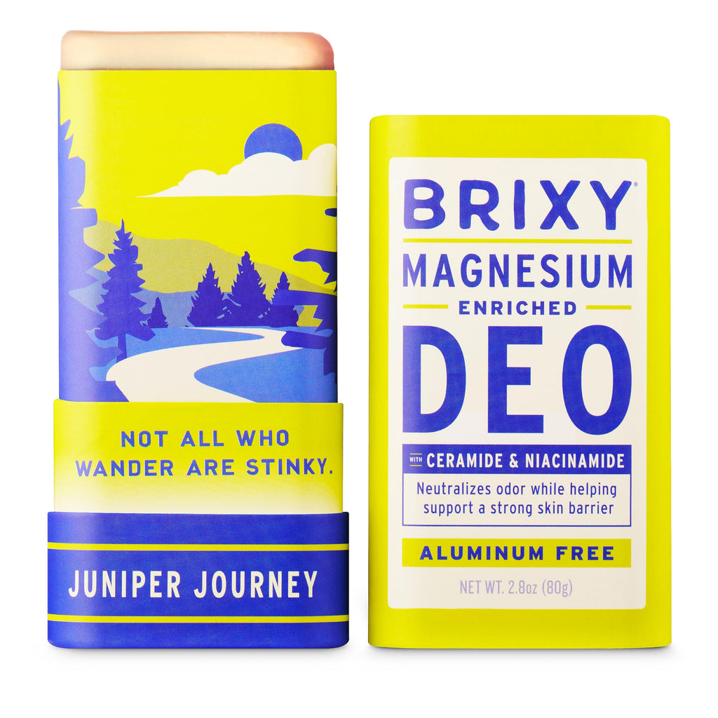BRIXY Magnesium Deodorant - Aluminum Free, Skin-Friendly Odor Control