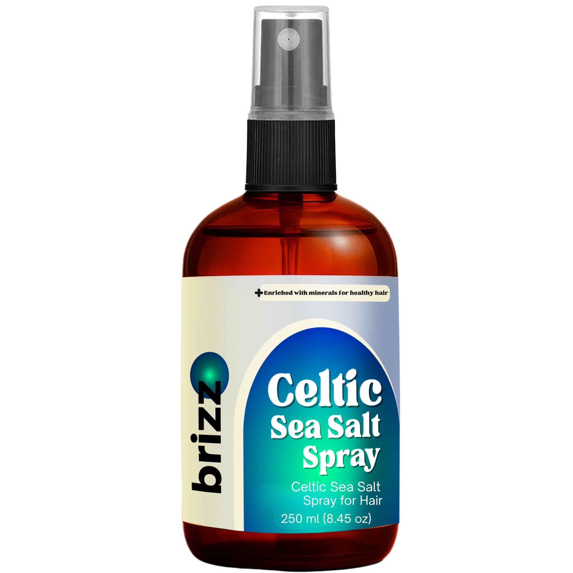 brizz Celtic Sea Salt Hair Spray – Instant Beach Look, Volume & Texture (8.45 fl oz)