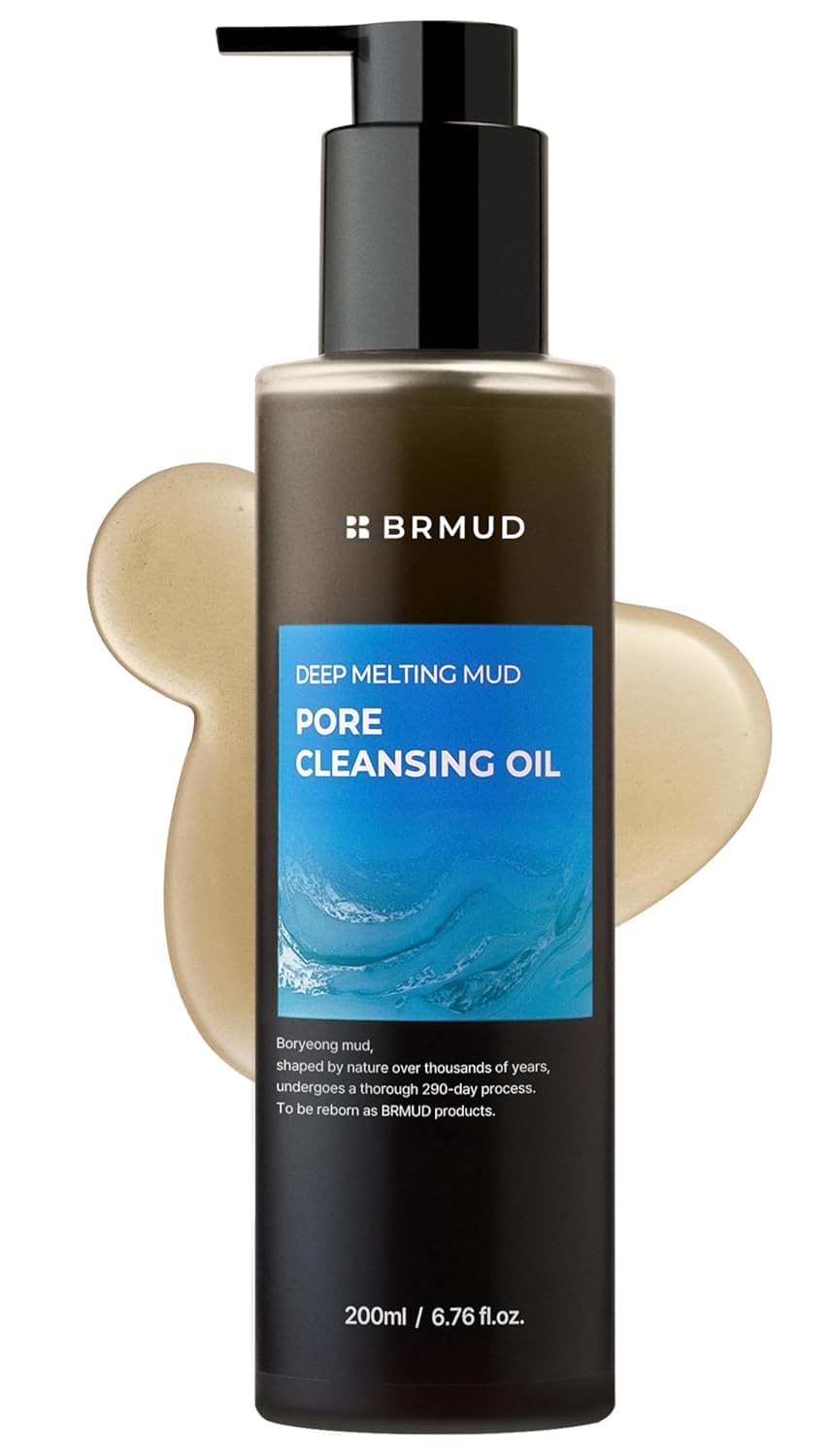 BRMUD Deep Melting Mud Pore Cleansing Oil – Boryeong Mud + 7 Fermented Oils, Vegan