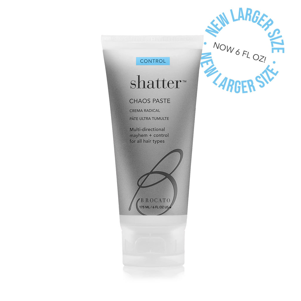 Brocato Shatter Chaos Paste, 6 Oz | Ultra-Firm Molding Paste for All Hair Types | Wet, Dry & Heat-Styled Looks