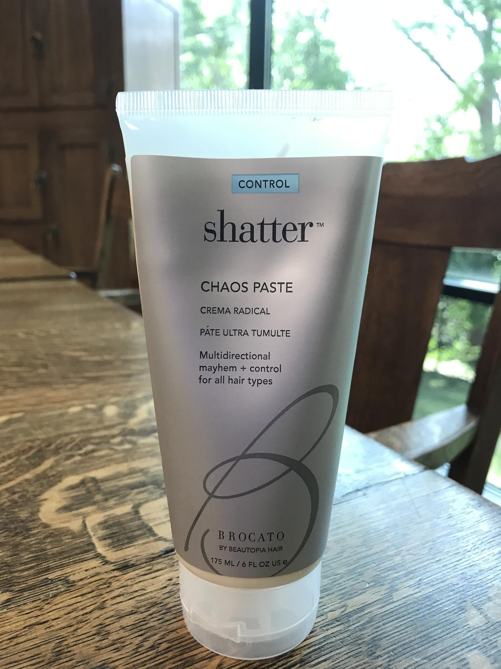 Brocato Shatter Chaos Paste, 6 Oz | Ultra-Firm Molding Paste for All Hair Types | Wet, Dry & Heat-Styled Looks