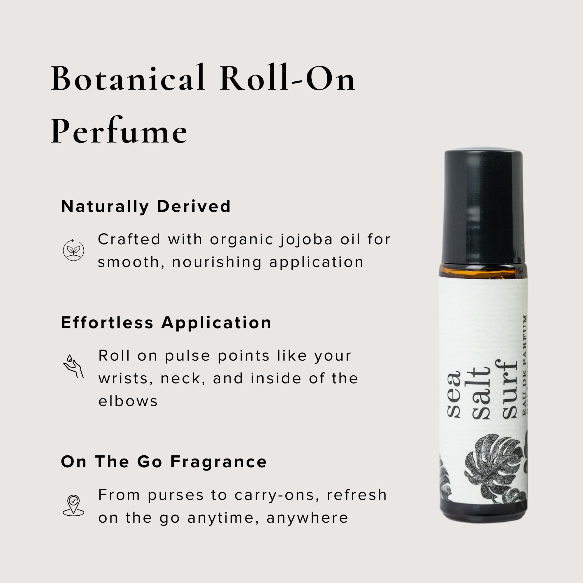 BROKEN TOP Roll-On Perfume | Natural Jojoba & Essential Oils | Sea Salt Surf
