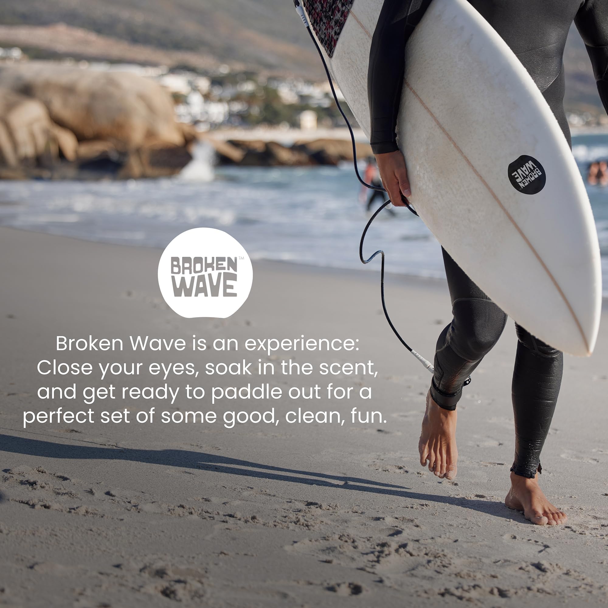 Broken Wave Natural Bar Soap for Women and Men | Hydrating, Vegan, Cruelty-Free Coconut Lemongrass & Papaya | Plastic-Free, Sulfate & Paraben Free | 2-Pack