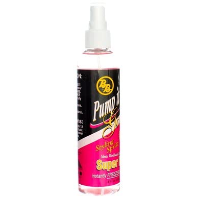 Bronner Brothers Pump It Up Spritz Gold Super Hold - 8 oz, Pack of 5