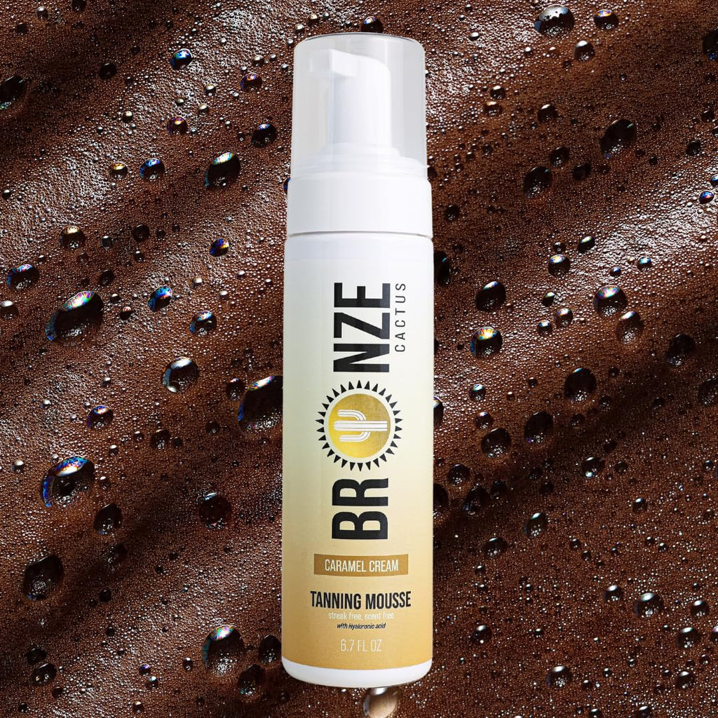 Bronze Cactus Caramel Cream Tanning Mousse | Easy Application & Instant Glow