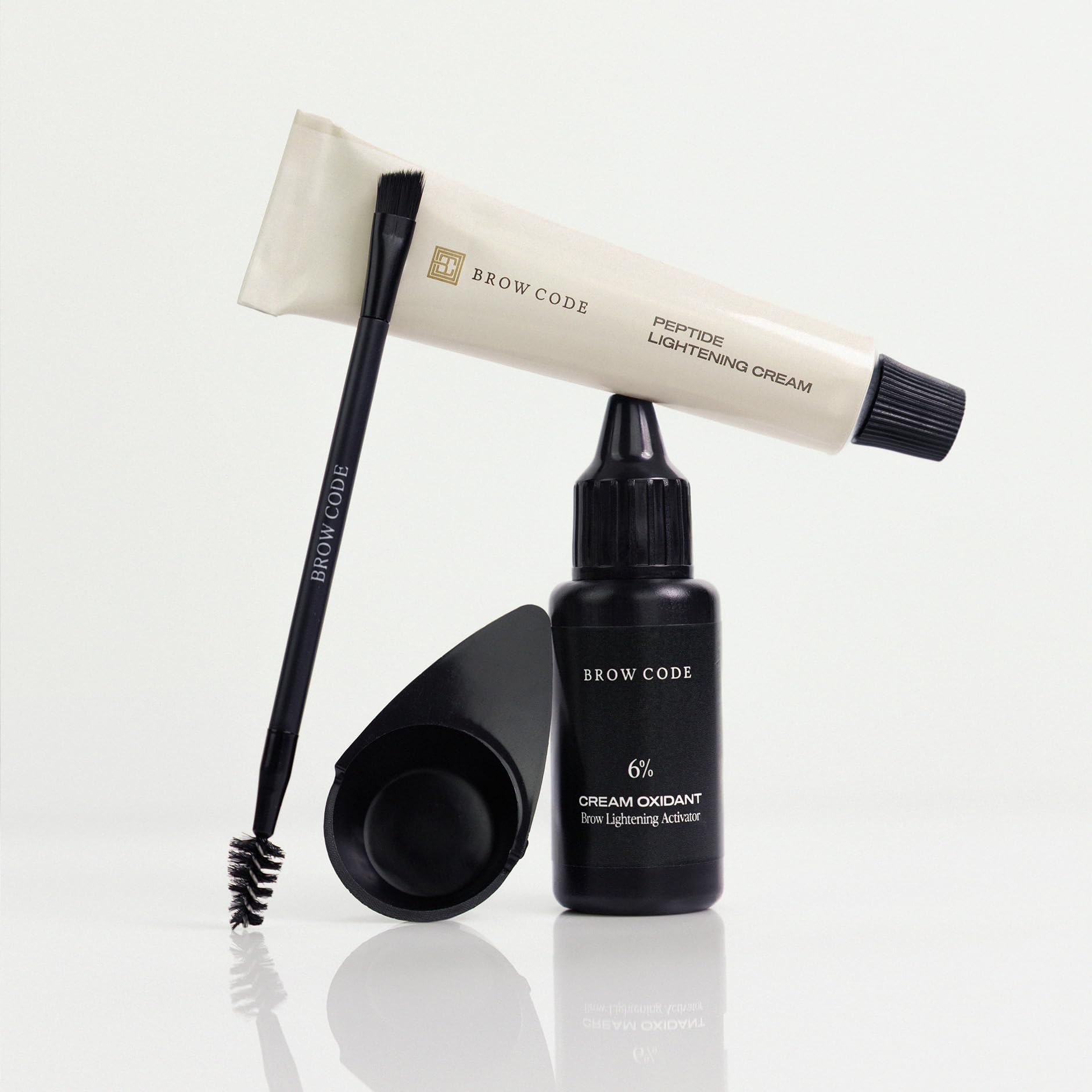 Brow Code At-Home Lightening Kit – 3-Shade Lift & Brow Strengthening