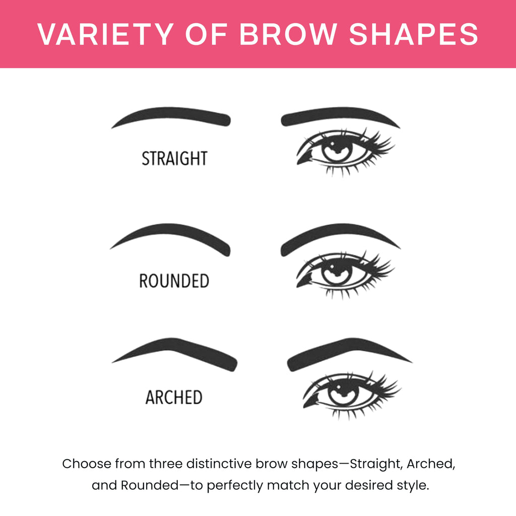BrowPro Eyebrow Stamp (Official) Simone Powder Seal – Natural Light Brown, Waterproof