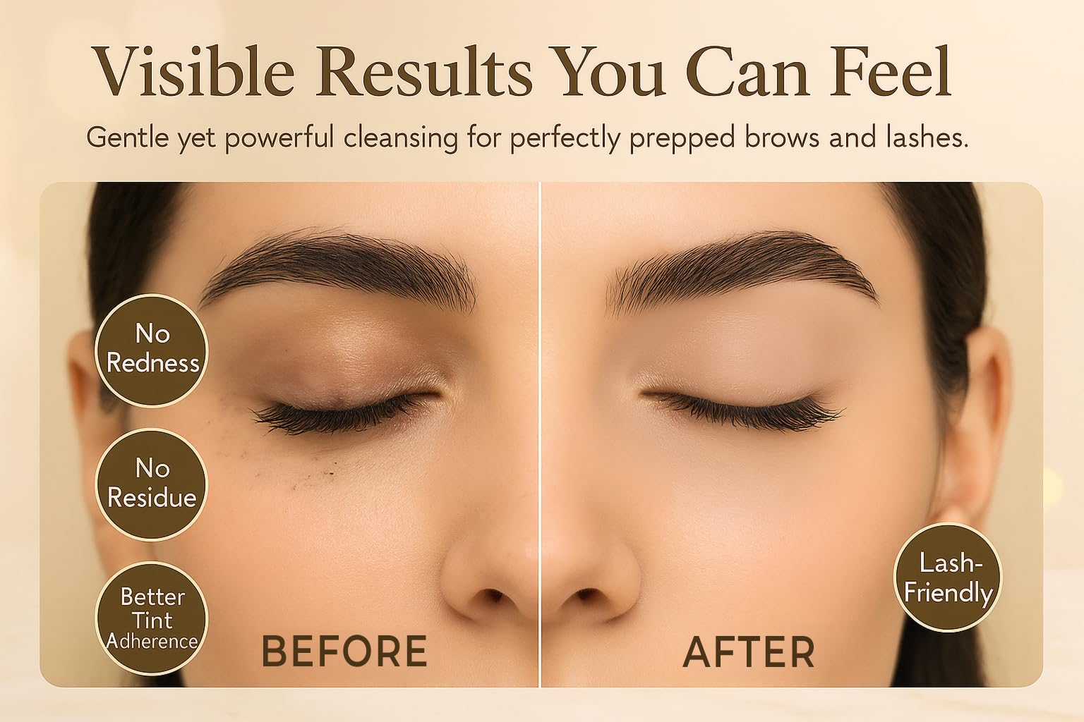 Brows Xpert Clarifying Brow Foam – Gentle Oil-Free Makeup Remover for Sensitive Skin