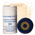 Brush On Block Mineral Sunscreen Powder Refill SPF 30 — Natural, Reef-Friendly, Sensitive Skin Safe