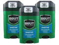 Brut Deodorant Oval Solid Classic Scent – 3 Pack (2.25 oz each) | 24-Hour Protection
