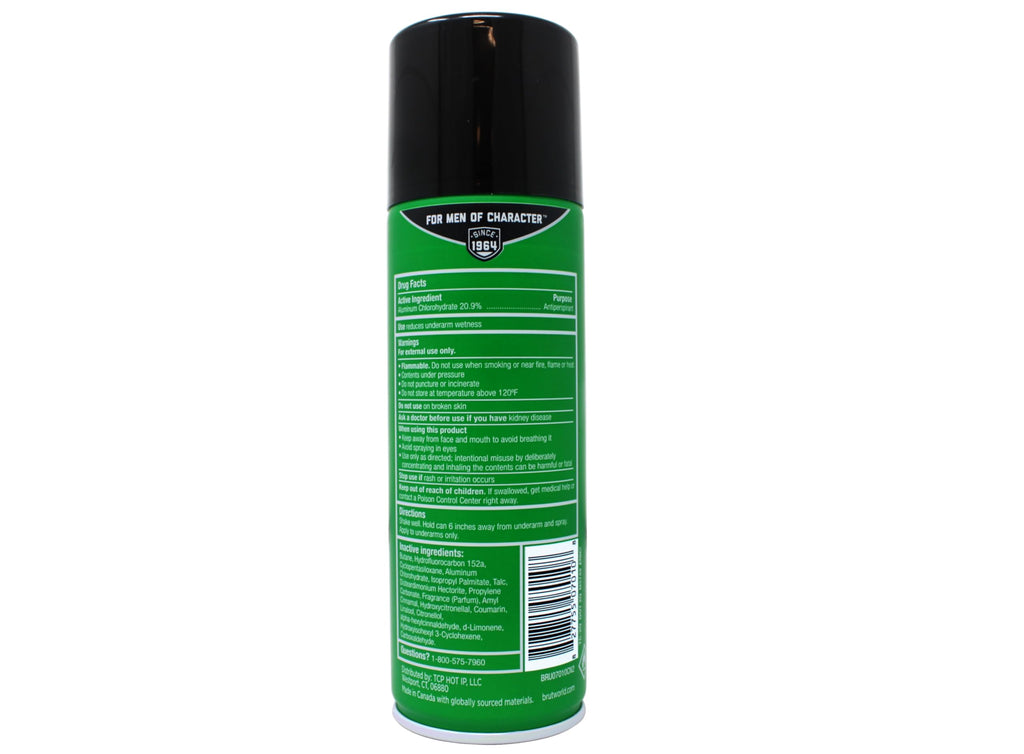 BRUT Classic 6oz Anti-Perspirant Deodorant Spray — Pack of 4 | 24-Hour Odor and Wetness Protection