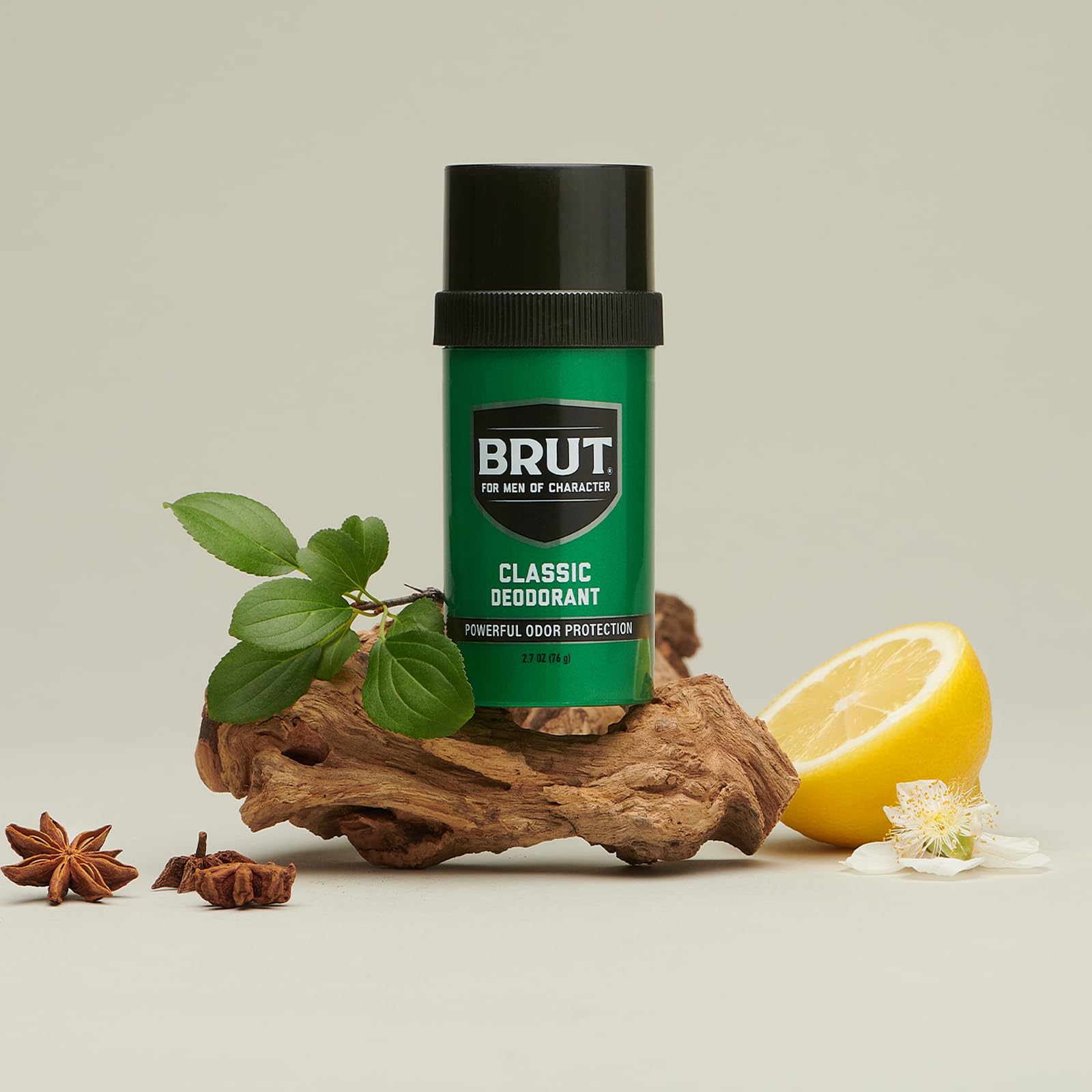 BRUT Deodorant Stick Original Fragrance - 2.5 oz, Pack of 8