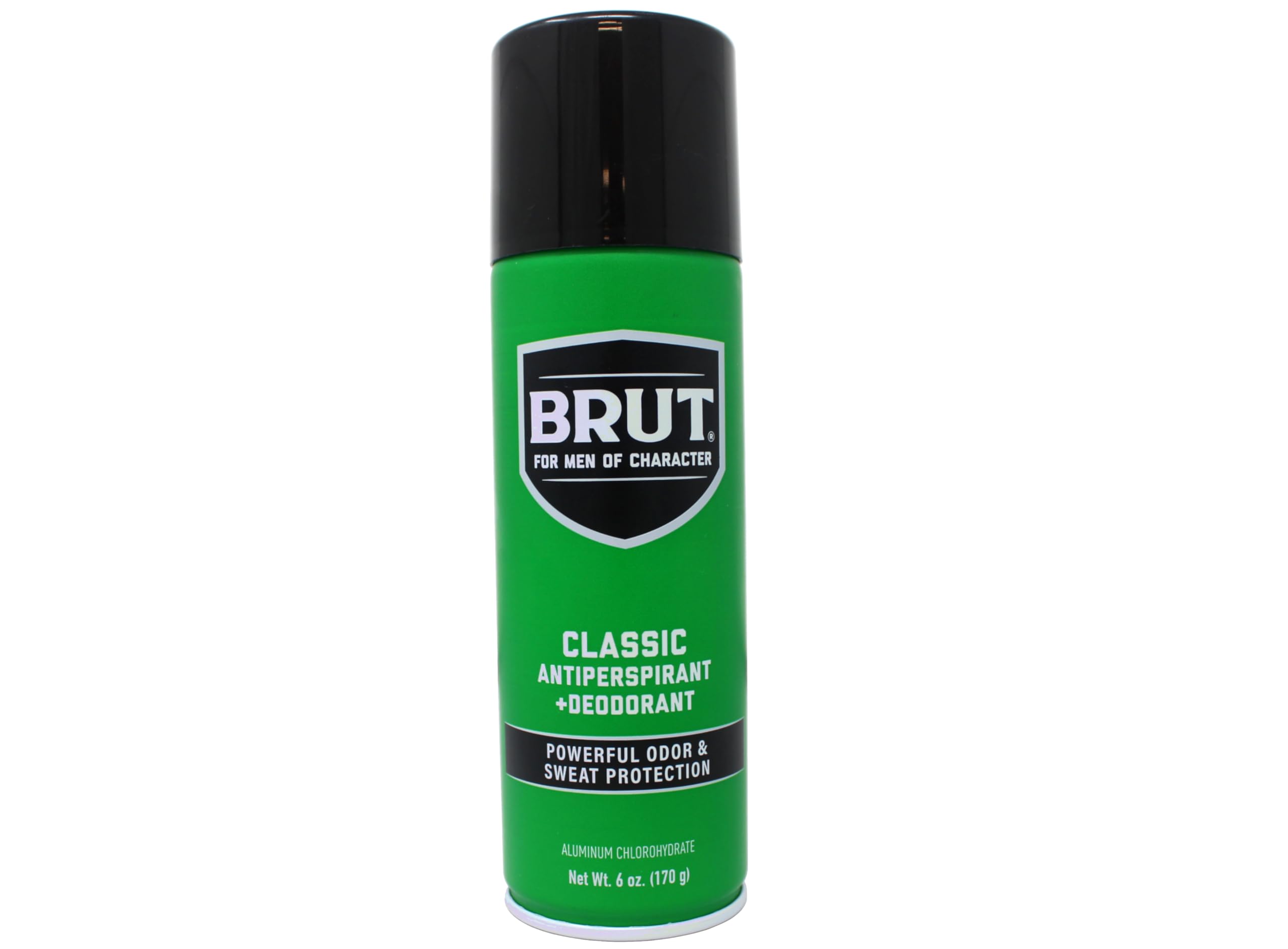 BRUT Classic 6oz Anti-Perspirant Deodorant Spray — Pack of 4 | 24-Hour Odor and Wetness Protection