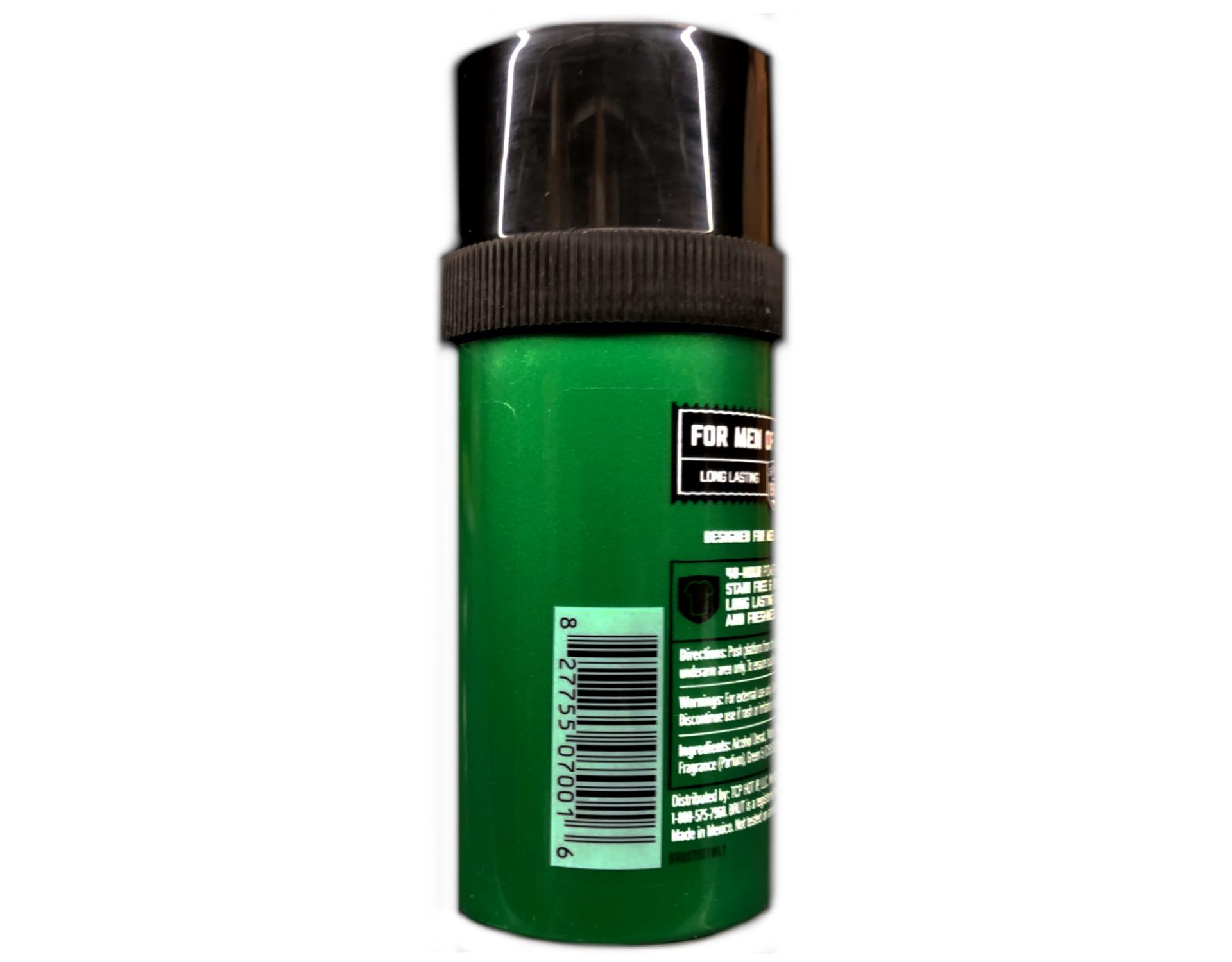 Brut Round Solid Deodorant for Men – 2.5 oz (3-pack)