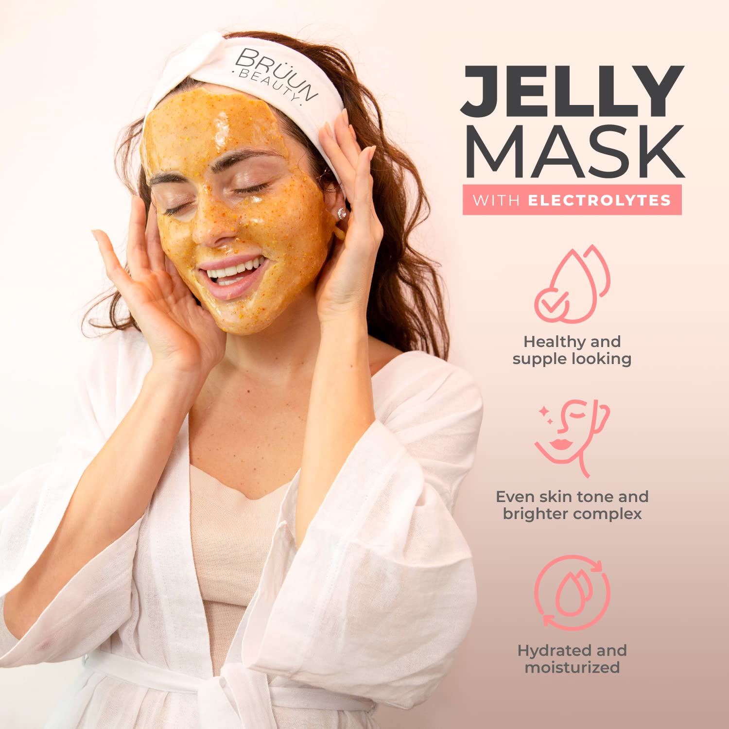 BRÜUN Peel-Off Jelly Mask Spa Set – Premium Rubber Mask (9 Varieties) for At-Home Facial