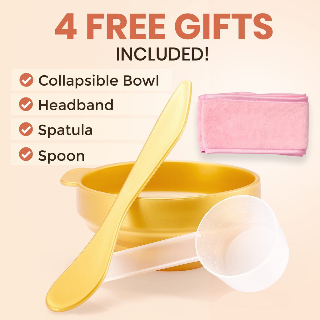 BRÜUN Peel-Off Jelly Mask Spa Set – Premium Rubber Mask (9 Varieties) for At-Home Facial