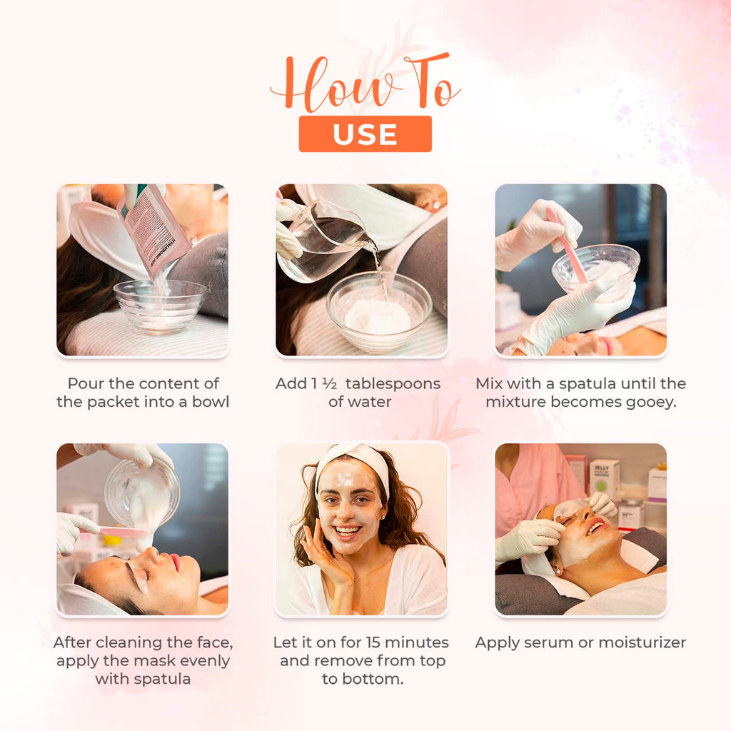 BRÜUN Peel-Off Jelly Mask Spa Set – Premium Rubber Mask (9 Varieties) for At-Home Facial