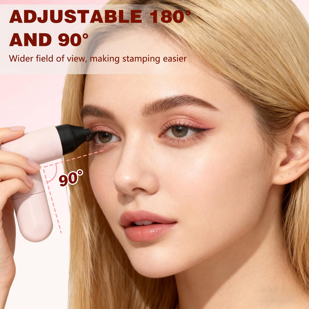 BSMAX 2Pcs Foldable Eyeliner Stamp – One-Piece Winged Eyeliner Pen, Waterproof