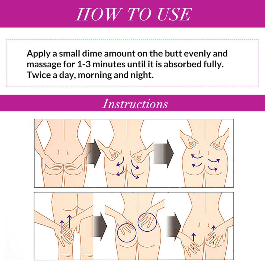 BSMKCL Butt Enhancement Cream – Hip Lift Up Firming Lotion for Women & Men