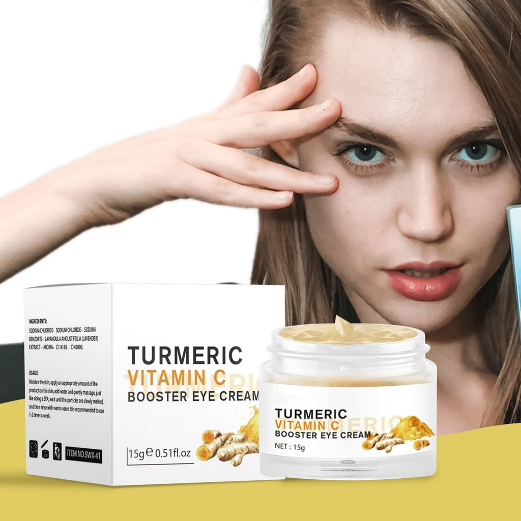BSMKCL Turmeric + Vitamin C Eye Cream – Dark Circles, Puffiness & Fine Lines