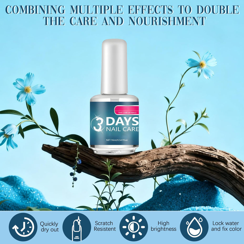 BSphinx 2Pcs 3 Days Nail Care — Keratin Amino Acid Formula for Strength & Hydration